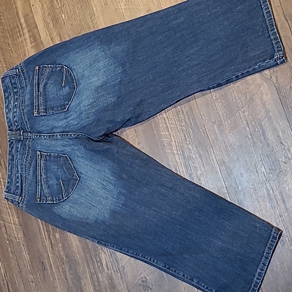 Eddie Bauer Curvy Cropped Denim Jeans Women's 8 - Picture 2 of 6